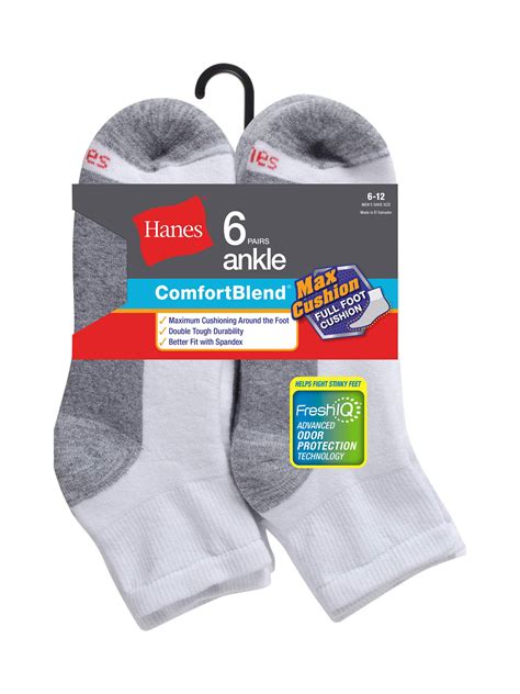 100 cotton socks hanes